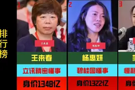 中国十大杰出女富豪,杨惠妍居第二,女首富身家赶超马云视频封面