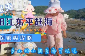 阳江东平镇旅行攻略之赶海篇，暑期带上孩子出行吧