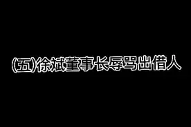 (五)徐斌董事长辱骂出借人视频封面