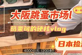 日本大阪跳蚤市场，古董？玩具？古玩字画？看看有啥好玩的视频封面
