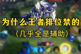 为什么王者排位禁的几乎全是辅助