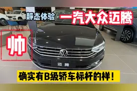 B级轿车的标杆产品，静态体验一汽大众迈腾，成熟稳重，高端大气视频封面
