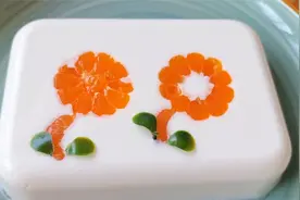 用橘子牛奶做好看的果冻布丁，奶香浓郁，Q弹嫩滑，新手也能成功视频封面