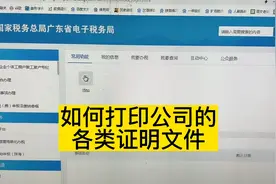 如何在网上打印公司的各类证明文件？视频封面