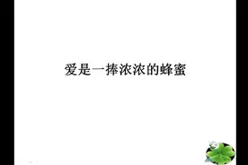 爱是一捧浓浓的蜂蜜视频封面