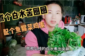 白水煮菜打个蘸水 鱼腥菜煎🐔蛋 云南人独有的吃法视频封面