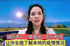 微信里的“数据团”，可查全国各地的疫情情况和有意义的数据视频封面