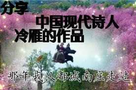 中国现代诗人冷雁作品《那年我从都城南庄走过》视频封面