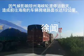前往海南的大小车司机应注意，徐闻北港码头堵车严重！视频封面