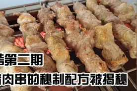 烧烤秘制配方，腌制出来的猪肉串味道真好吃，正宗的东北烧烤味视频封面