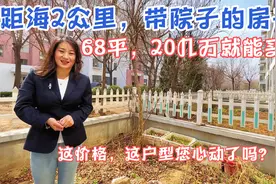 山东龙口海边一楼带小院的房子，滨海假日小区比中部便宜好几万！视频封面