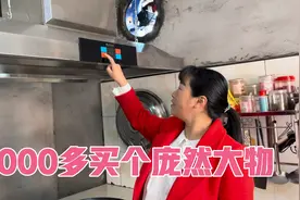 媳妇花2000多买的柴火灶油烟机，老公直呼太划算，看看效果如何？视频封面