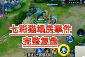 国服王昭君七彩猫塌房事件完整复盘！