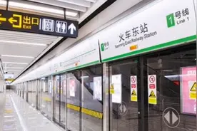 广西南宁地铁①号线石埠站开往南宁东火车站地铁线路模拟视频封面