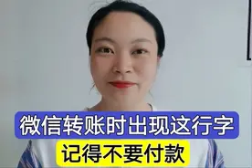 微信转账时出现这行字！记得不要付款，避免上当受骗。视频封面