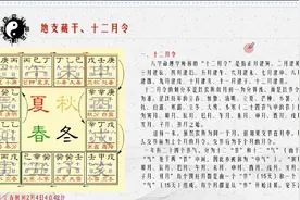 地支藏干十二月令视频封面