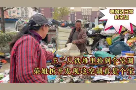 从铁堆积翻出个空调外挂机，没想到拆出这么多铜，大姐赚大了。视频封面