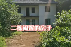 江西赣南农村有两栋农房，门对着门中间隔一个大门坪环境清净视频封面