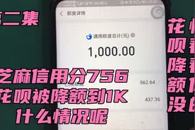 高芝麻信用分 被花呗降额度到1K 你的降了没 支付宝该怎么用才好视频封面