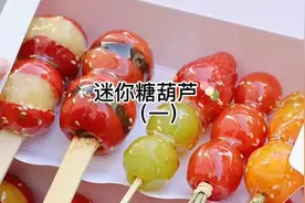粉丝们期待好久的迷你糖葫芦教程来啦，秋冬热卖，学会就可出摊！视频封面