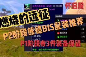 燃烧的远征：P2阶段熊德BIS配装推荐，现阶段有3件装备保留视频封面