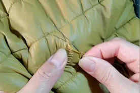 羽绒服不小心刮破了，老裁缝尝试新补法，大家觉得好看吗？视频封面