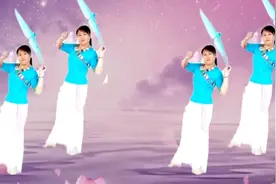 优美中三步广场舞《格桑花开》，大气悠杨好听好学。视频封面