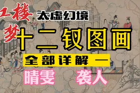 红楼梦晴雯&袭人判词画面寓意视频封面