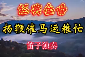 经典纯音乐《扬鞭催马运粮忙》笛子独奏加长版，欢快节奏超级好听视频封面