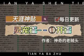 天涯十大神贴-天涯神贴灵宠篇开篇 不要相信开光视频封面