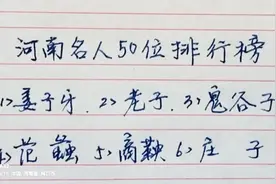 河南著名50位历史名人排行榜，看看河南的仁志励仕有多强？