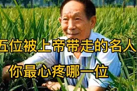 被上帝带走的15位名人你最心疼哪一位？