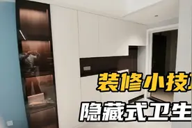 装修里的小心思，隐藏式卫生间。快来学习一下视频封面