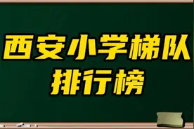 西安小学梯队，你的孩子在哪个学校？