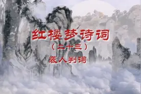 红楼梦诗词（23）袭人判词——堪羡优伶有福，谁知公子无缘。视频封面