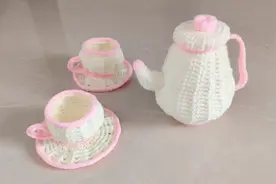 钩针编织毛线茶壶(上)