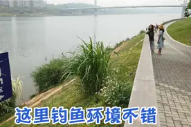 南宁邕江，五象大桥附近钓鱼区环境好，鱼情不错很多人玩手竿钓！视频封面