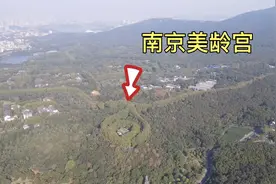 实拍南京美龄宫，梧桐树把宫殿围在中间，高空俯瞰像一条巨大项链视频封面