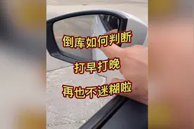倒车入库如何判断，打早打晚，再也不迷糊啦！视频封面