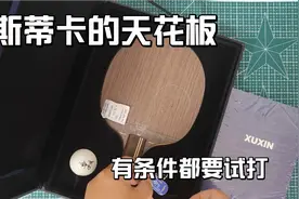 作为直板选手必须要用的板子，斯蒂卡的天花板直板，拉球真的太爽视频封面