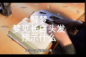 解梦，梦见长白头发预示什么