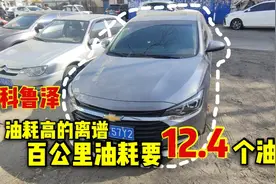 后悔买了雪佛兰科鲁泽，百公里油耗居然要12.4个油，高的太离谱！视频封面