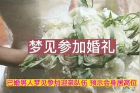 梦到婚礼现场。视频封面