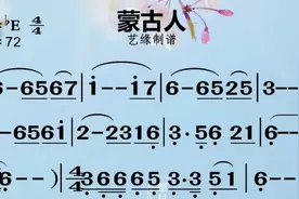 动态有声简谱蒙古人视频封面