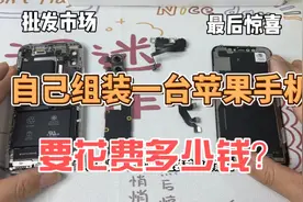 粉丝想看在华强北，自己买配件组装一台苹果手机，低至多少成本？视频封面