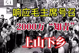 响应毛主席号召，2000万“知青”上山下乡，改变很多人的命运！视频封面