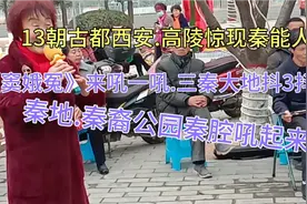 13朝古都西安.高陵惊现秦能人.秦地秦裔公园秦腔吼起来视频封面