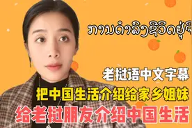 老挝媳妇给家乡的朋友介绍中国生活！村里人说：这下可以听懂了！视频封面