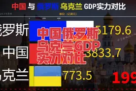 中国与俄罗斯乌克兰GDP实力动态对比，中国速度视频封面