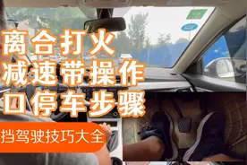 手动挡驾驶技巧大全：踩离合打火、过减速带操作以及路口停车步骤视频封面